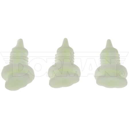 Dorman OE Replacement For Chrysler And GM Models 09 Length Black Plastic Pack Of 3 963-020D